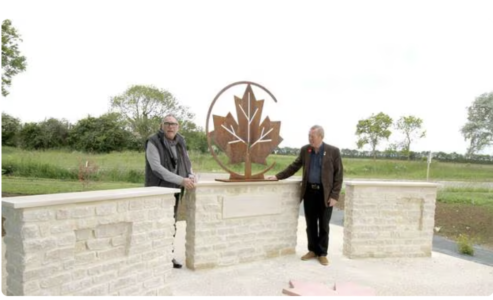 nouvelle stèle Bény-sur-Mer